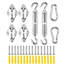 BUONDAC Kit di Fissaggio per Vela Parasole Montaggio Tende a Vela Accessori Acciaio Inossidabile Quadrate Rettangolari