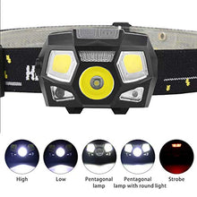 Weilifang 1300 Lumen Faro USB LED Impermeabile Ricaricabile Lampada Ricaricabile Testa Testa della Torcia della Lampada della Testa di Pesca di Caccia proiettore Campeggio