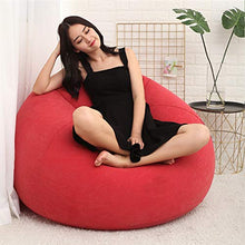 Divano Gonfiabile Ad Aria Aria Divano Lettino Gonfiabilein, Lounger Impermeabile Interni/Esterni da Riposo, Parchi,Red