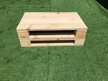 Tavolo da salotto con pallet nuovi, tavolo vintage, rustico