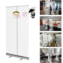 80 * 200 Cm Da Terra Igienica Protettiva Tarp Completa Con Il Basamento, Free Standing Isolamento Barriera Pellicola Trasparente Scudo Protettivo Per Caffè, Negozi Al Dettaglio, Cassiere, Receptionist