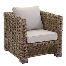 Vacchetti S.p.A Salotto Manila Rattan con Cuscini Set 4 Pezzi
