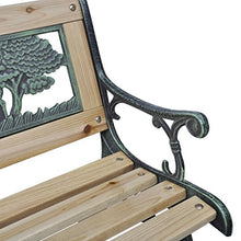 SENLUOWX Panca da Giardino per i Bambini Design Animali Bronzo e Legno 80 x 24 cm