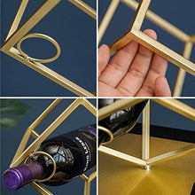 Leifeng Tower Classico Wine Rack Metallo Materiale Creativo Wine Rack Wine Rack casa Piazza Ferro Bottiglia di Vino Rack Lattice