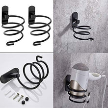 Homyl Comando Porta-phon, Acciaio Inossidabile, Porta-asciugabiancheria - Nero