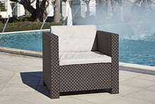 Shaf Diva Tête à tête – Set Balcone, 80 x 60 x 73 cm, colore: cioccolato