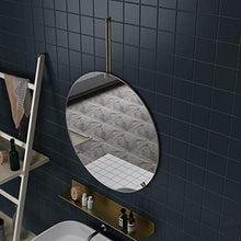 IG Specchio da Bagno Nordico a Muro/Specchio Rotondo/per Trucco Specchio a Sospensione/Specchio per il Bagno