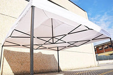 SNODEC Gazebo RICHIUDIBILE 3X3 M Pieghevole A Fisarmonica Mercato TENDONE con Laterali (Rosso)