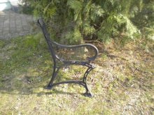 QLS Handels Bank Piedi 1pcs. Parti Laterali con braccioli Panca da Giardino