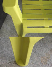 Dolomiti Deckchair grün Vollkunststoff