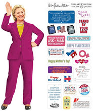 Hillary Clinton Quotable Notable - Die Cut Silhouette Greeting Card and Sticker Sheet
