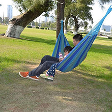 Outdoor Single Double Canvas Amaca Camera da letto Portatile per interni ed esterni Corda per uso domestico Amaca Altalena Camera da letto per studenti - Rosso - M