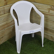 Azard - Sedia Bianca Impilabile Kora Schienale Basso Giardino Plastica Bar Pizzeria