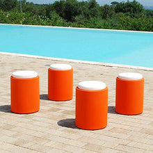 TEKCNOPLAST Comfy Round Vaso, Plastic, Bianco, 40x H 54 cm