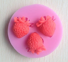 SaySure - 1PCS Silicone molds for Cakes,Strawberry Silicone Mold Soap,Fondant Candle molds,Sugar Craft Tools, Chocolate Moulds