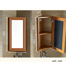 ZQ- Armadietto Angolare con Specchio per Bagno in Alluminio, Mobiletto Triangolare con Rack, 33 × 66 × 24 Cm ^_^