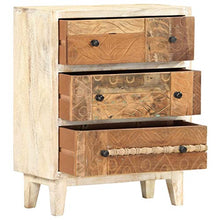 FAMIROSA Credenza 60x30x75 cm in Legno Massello di Recupero Marrone