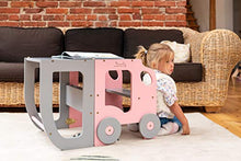 Torre d’apprendimento, scrivania e sgabello Montessori