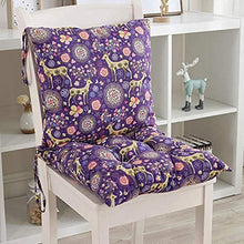 HYLX Cuscino Sedile, Cuscino Sedia, Cuscino Sgabello Rotondo, Cuscino Sedia Floreale Antiscivolo in Cotone Spesso, per Giardino, terrazza Esterna