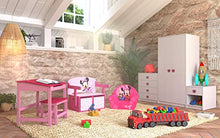 Premier Housewares 2402525 Set Scrivania e Seggiolino per Bambini, 57x55x48 cm, Rosa