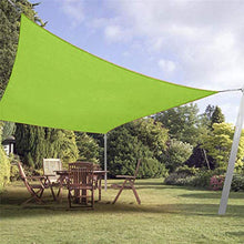 COUEO Vela Parasole Rettangolare 6x7m Anti 95% UV Tende da Sole per Esterno Mpermeabile eResistente, per Giardino Balcone Terrazza, Verde
