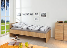 Inter Link Letto Singolo Melamina, Decoro Rovere