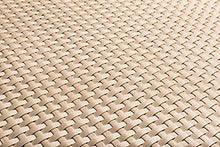 Paravento per balcone, 10 cm x 10 cm, in rattan sintetico