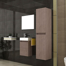 Bagno mobili/base & Water & su armadio & specchio/colore: marrone