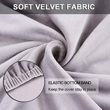 JHLD Velluto Coprisedie per Bar, Elasticizzato Coprisedie con Schienale Basso Morbido Elastico Cuscino per Sgabello da Bar Rimovibili E Lavabili per Sgabello da Bar Kitchen Cafe-Verde Scuro-Set di 2