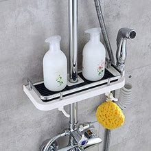 Moligh doll Mensola per Bagno nel Plastica Mensola per Doccia Set per Rack per Asta di Sollevamento Staffa per Doccia Mensola per Bagno Organizer