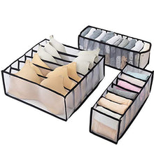 Petyoung Divisorio Organizer per Cassetto Intimo da 3 Confezioni Scatole per Calze Perfette per Vestiti Calzini Lingerie