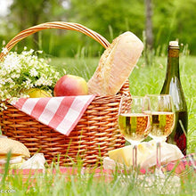 STKASE® Coperta Telo Picnic Impermeabile Coperta da Picnic, Coperta Picnic Impermeabile Pieghevole con Manico Portatile, con 3 Strati di Pile, Cotone e PEVA,145 * 200CM