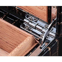 ZLMMY Caso di Corsa del Sigaro, Portatile Pelle Cigar Humidor Cedar Wood Storage Case Cigar Box di Legno