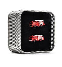 M&Ms Cufflinks - Fire Engines - Cuff Links for Firemen
