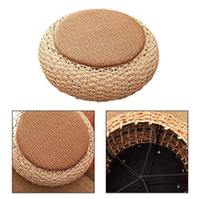 Cuscino per Sedia Fatto a Mano Pouf Rotondo, Ottomana Sgabello Tatami, per casa, Patio, Balcone