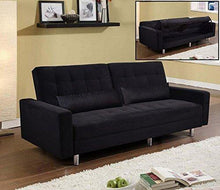 Bagno Italia Divano Letto con vano Contenitore Bianco Nero Marrone Ecopelle o Microfibra Modello Iris I - Arredi Casa