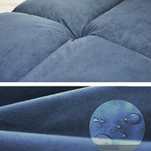 Poltrone LHA Sedia da Letto Pieghevole con Divano Letto Pigro (Colore : Blu)