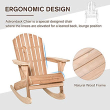 giordano shop Sedia a Dondolo con Braccioli 77x94x97 cm in Legno