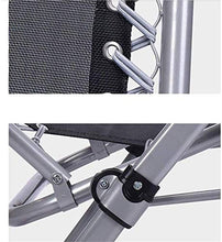 Heavy Duty Zero Gravity sedia reclinabile ufficio patio esterno pieghevole portatile con gamba quadrata e supporto tazza