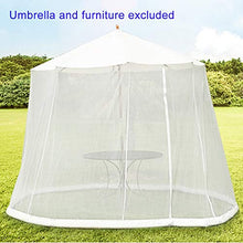 Ombrello schermo di copertura a rete, da giardino, per esterni, per ombrelloni, zanzariera, 300 x 230 cm, copertura in rete per patio con cerniera