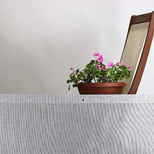 tenax Texstyle Rete Tessuta Decorativa frangivista in PVC e Poliestere, Argento