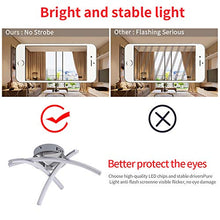 DAXGD Lampada da Soffitto LED, 21W Plafoniera a LED a superficie a forma di forcella per Camera da letto Scala Corridoio, 39CM Plafoniera LED Soffitto Luce bianca fredda 6000K
