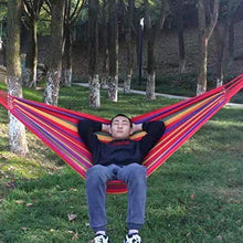 Hamocks Outdoor Swing Camping Leisure Hammock Student Hammock Anti-Rollover Interno Aa Aa Ispessimento Facile da pulire Gymqian