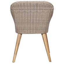 Sedie da Esterno con Cuscini 2 pz in Polyrattan Marrone