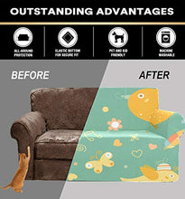 ALALAL Bird Nest Forest Hand-Painted Sofa Protector Cover Durable Couch Cover Fitted Furniture Protector 2&3 Seat Sofas