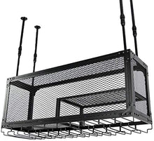 Leifeng Tower Classico Wine Rack Ferro Battuto Manufacturing Hanging Wine Rack Calice di Vino Rack creativi DoubleLayer Ornamenti Rack, Nero (Color : Black)