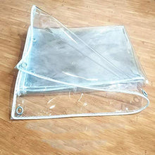 XHCP Telone Impermeabile Resistente Vetro Trasparente telone Trasparente Impermeabile PVC telone di plastica Copertura per Piante Serra Balcone Tenda Antipioggia, Dimensioni Personalizzate (Dimen