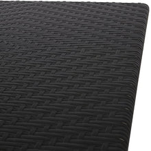 Vanage VG-8724 Tavolino, Plastica HDPE, Nero, 61.5 x 61.5 x 73 cm