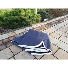 Wimark - Copertura di ricambio per altalena da giardino, giardino, veranda, altalena, 190 x 132 x 15 cm, colore: Grigio