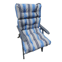 Wonderday, cuscino per esterni e interni, per sedia a sdraio, facile da pulire, 120, 50, 10 cm, cuscino lungo, perfetto per cortile